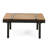 Iron Frame Corner With Wood And Water- Liners Cushion Slats Construction, Cream