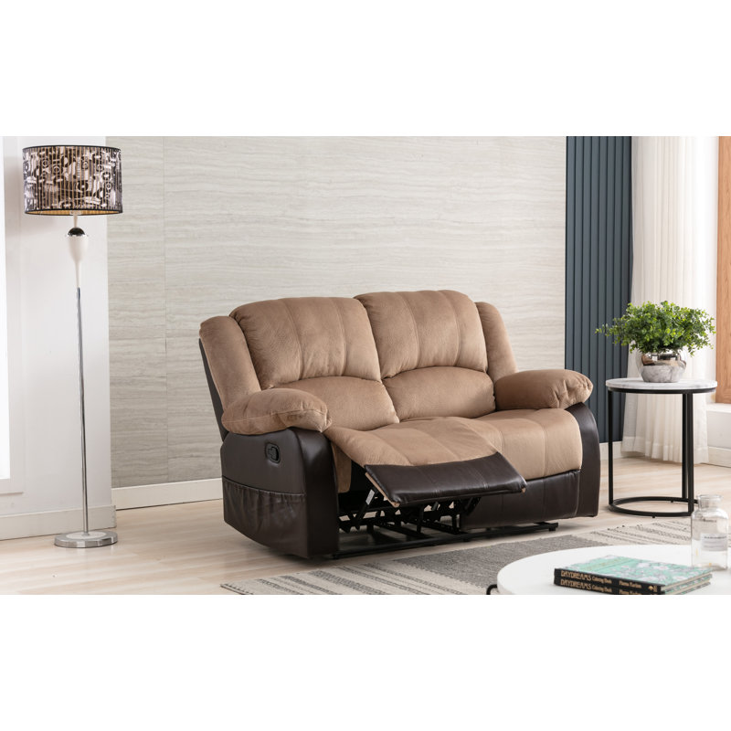 Causeuse Alizzon, Mélange de polyester beige