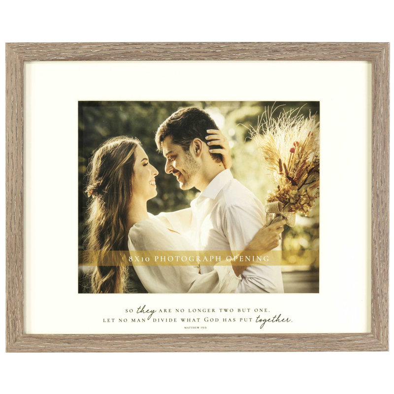 Brown Picture Frame with Mat