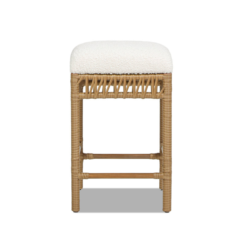 Rubicon Upholstered Boucle Counter Stool