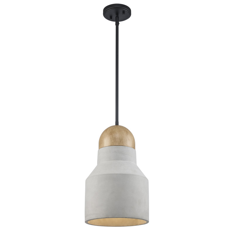 Luminaire suspendu 1 lumière Zac, H 16,50 po x l 9,80 po x P 9,80 po