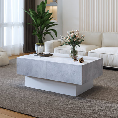 Table basse avec rangement Canapé moderne Table de salon