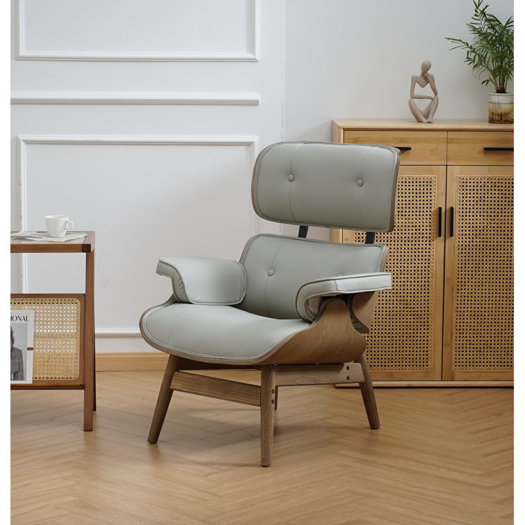 Bushea R Texture Wade Logan® Bushea Upholstered Tufted Armchair - Wayfair Canada