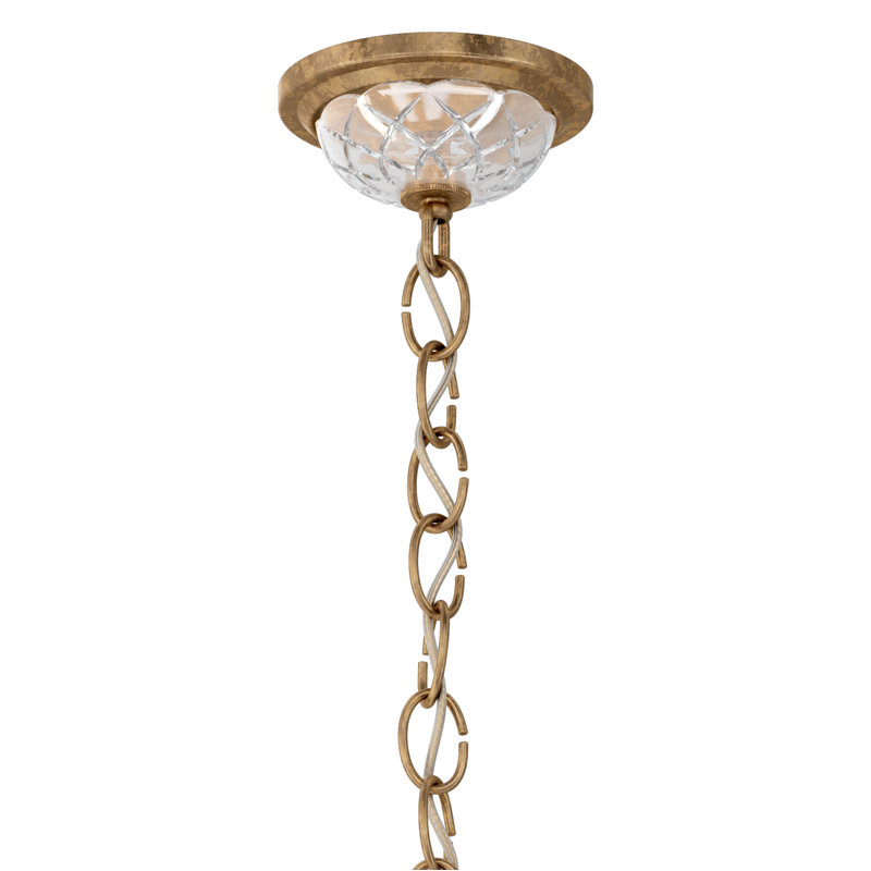 Century 20 - Light Chandelier, French Gold