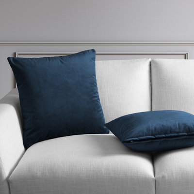 Heritage Plush Velvet Throw Pillow Covers - Decorative Pillow Covers