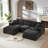 108.26'' Wide Modular Upholstered Sectional