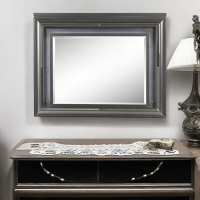 Gray Finish Mirror