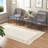 Compact Modern Dining Table Sets With Iron Frame, Navy Blue, Outdoor Use