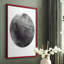 Graphite Moon I, reproduction encadrée - bois massif-421465826-421465830
