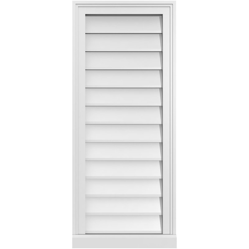 Cadre de seuil Brickmould, brun clair apprêté, H 38 po x l 16 po x P 2 po
