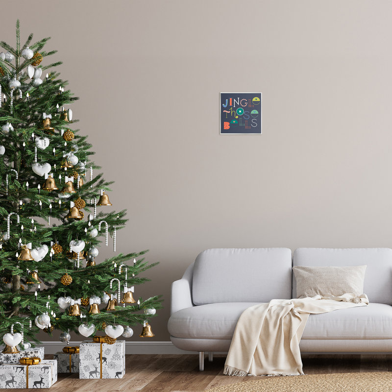 Plaque murale «Eclectic Jingle Bells» par Sazerelli Designs