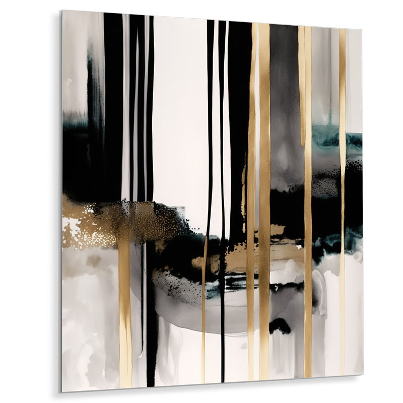 Décoration murale abstraite formes transitionnelles IV - Animaux en métal, H 20 po x l 12 po