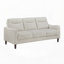 Canapé en chenille rembourré, sièges confortables, meubles de salon en bois, 1 pièce