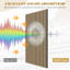 Dy-AP001 Engineered wood veneer MDF sound-absorbing panel 600*1200*21mm 4pcs - Oak color 2240s