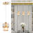 Levona 1-Light Crystal Drum Modern Pendant Light-703914832
