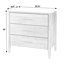 Isa 32.75 in. W Marble and Wood 3 Drawer Chest, Light Brown-490740759