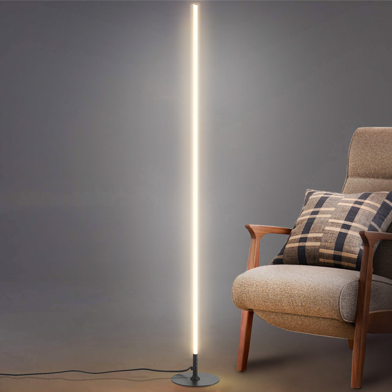 Tregenna 59.5'' Dimmable LED Floor Lamp, Black