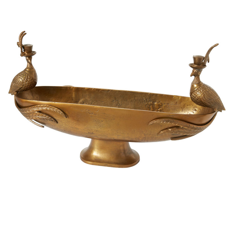Eghil E+E Frankie and Margie Footed Boat, 20" H x 33.25" W x 8.5" D