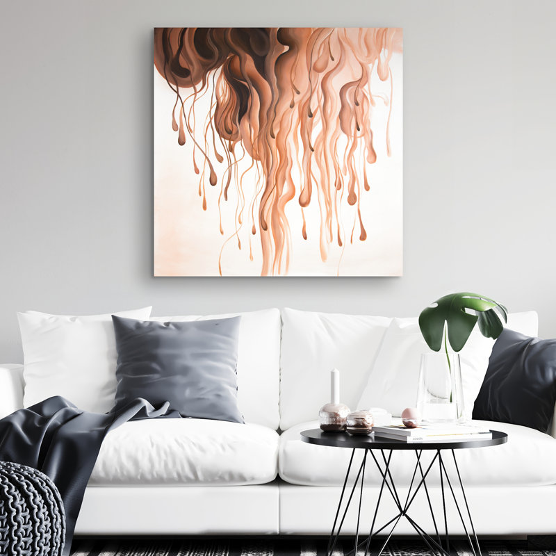 Eruption - 32"x32" art on canvas