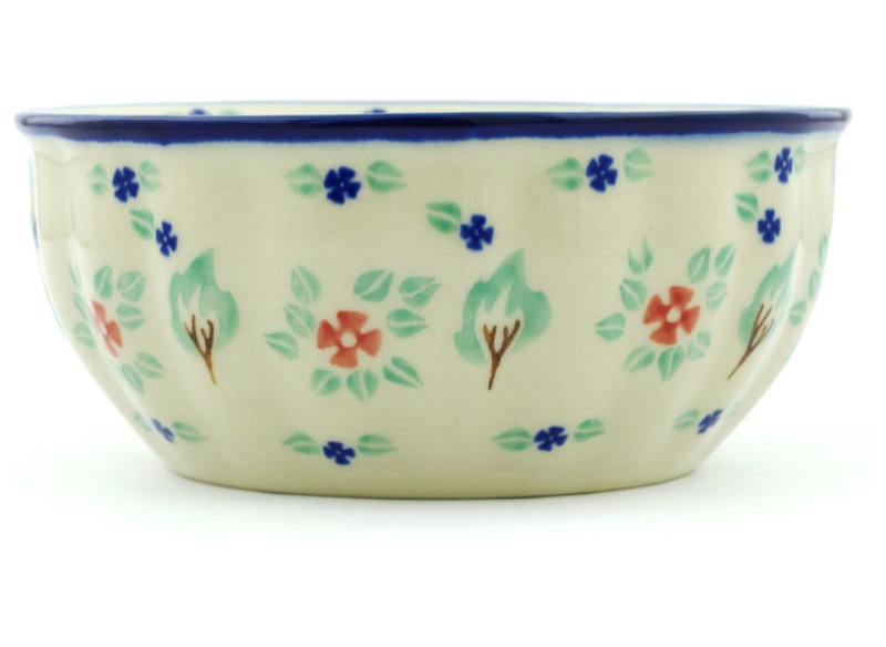 Falling Leaves Stoneware Rice Bowl