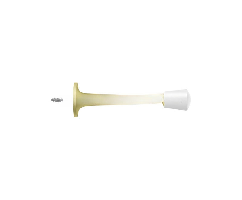 Tour de porte de plinthe Deltana ZBDS30U5 3 po, zinc moulé sous pression en laiton antique, H 115 po x l 16 po x P 16 po