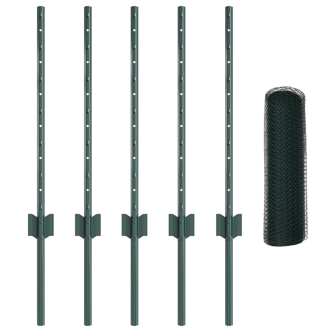 50cm H x 1000cm W Steel Fencing Kits