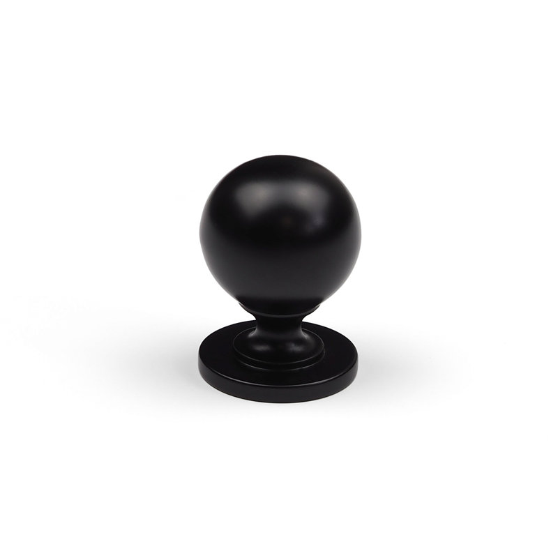 Matt Black Handles & Coordinating Knob, 31mm Knob