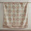 Ensemble de courtepointe réversible pour lit 6 pièces très grand / très grand - motif floral orange avec médaillons, coussins brodés, lavable à la machine pour une impression moderne, revers en tissu brossé, 2 taies décoratives-118740102-118740103