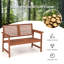 Banc de jardin en bois Nedaa