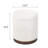 Teddy Fleece Round Ottoman With Stroage-1319613778