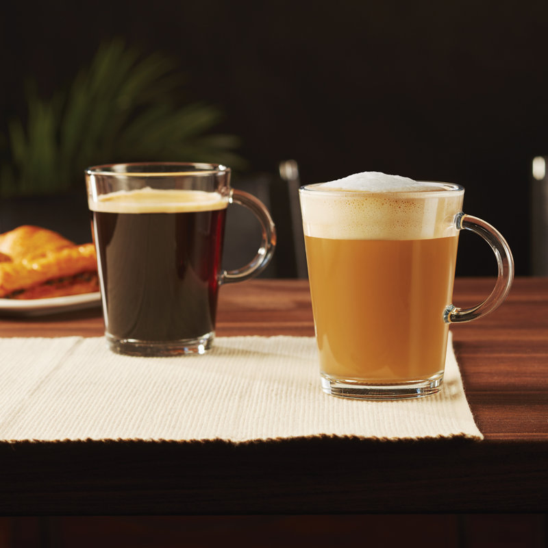 Ensemble de 2 tasses en verre trempé 2 pièces Tribeca pour boissons chaudes et froides 400 ml