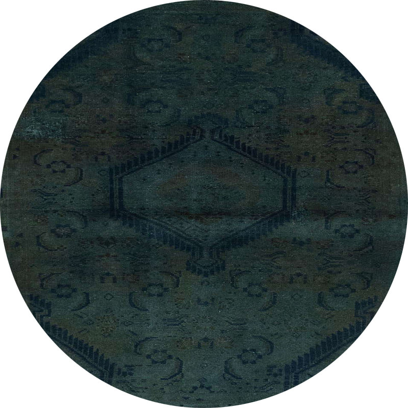Abstract Indoor Rug, Round 3'