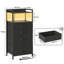 40.9cm W Metal Bedside Table-1758910827