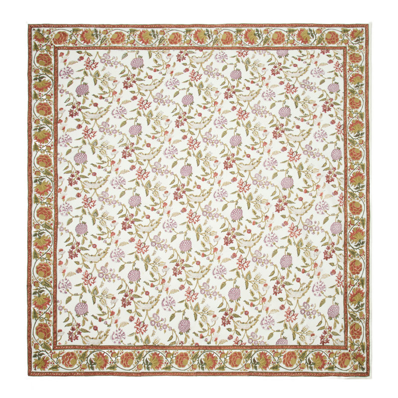 Louise Tablecloth - Multicolor - 71" x 71", 59'' Square