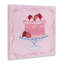 Toile rose avec gâteau aux fraises, design de Grace Popp-437393999