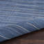 Tapis bleu marine en laine et coton tissé à la main Anerinda-1317413616
