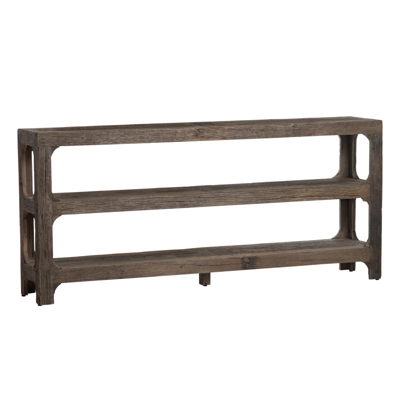 Krag Table d'appoint en bois brun récupéré