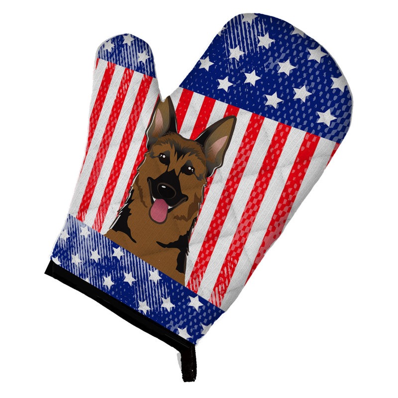 Berger à four caroline et allemand American Flag