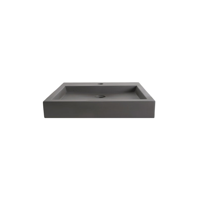 Lavabo de salle de bain rectangulaire 17,875 po Barclay Ewan, Gris foncé