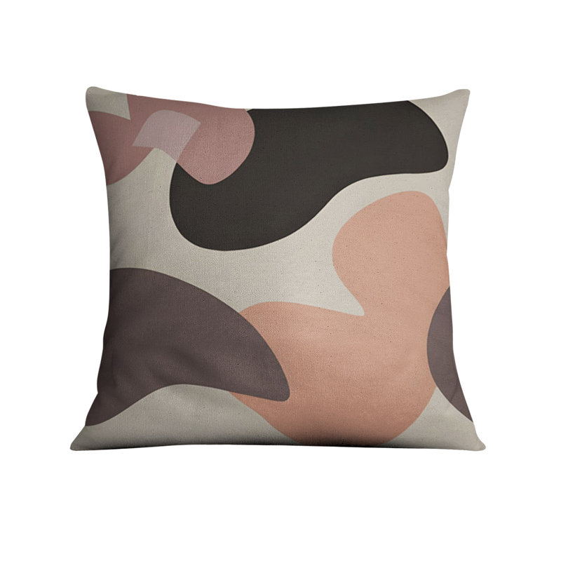 Coussin décoratif, Housse de coussin seulement - sans insert, H 18 po x l 18 po