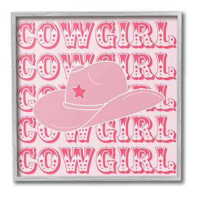 «Blush Pink Cowgirl», art de la giclée par Corrine Rose Design