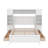 Full Wooden Bed With All-In-One Cabinet And Shelf-994794458