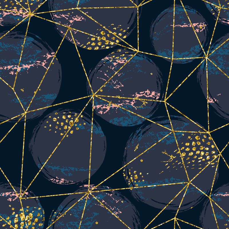 Rouleau de papier peint adhésif Cosmic, L 16,67 po x l 25 po