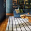 Tapis en laine à carreaux Rowena-92542976