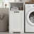 Laundry Hamper Cabinet ,wood Bathroom Laundry Hamper With Tilt-out Design