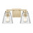 Strayhan 13" 2-Light Vanity - Brushed Nickel-185822349-185822350-185822353