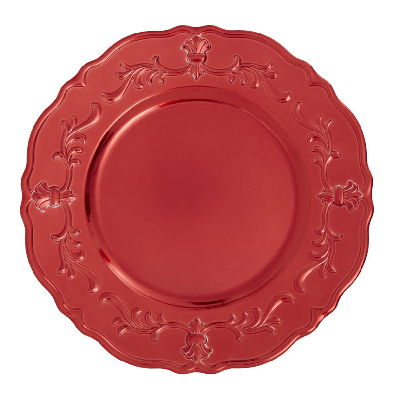 Geise Solid Colour Charger, Red