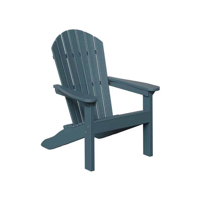 Berlin Gardens Kids Comfo Back Adirondack Chair, Slate