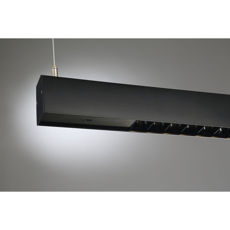 Luminaire suspendu linéaire à 1 lumière pour îlot de cuisine Peter