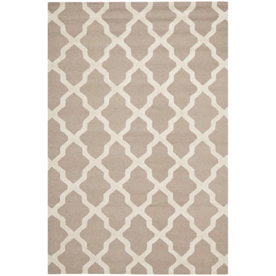 Darbonne Geometric Wool Hand Woven Area Rug